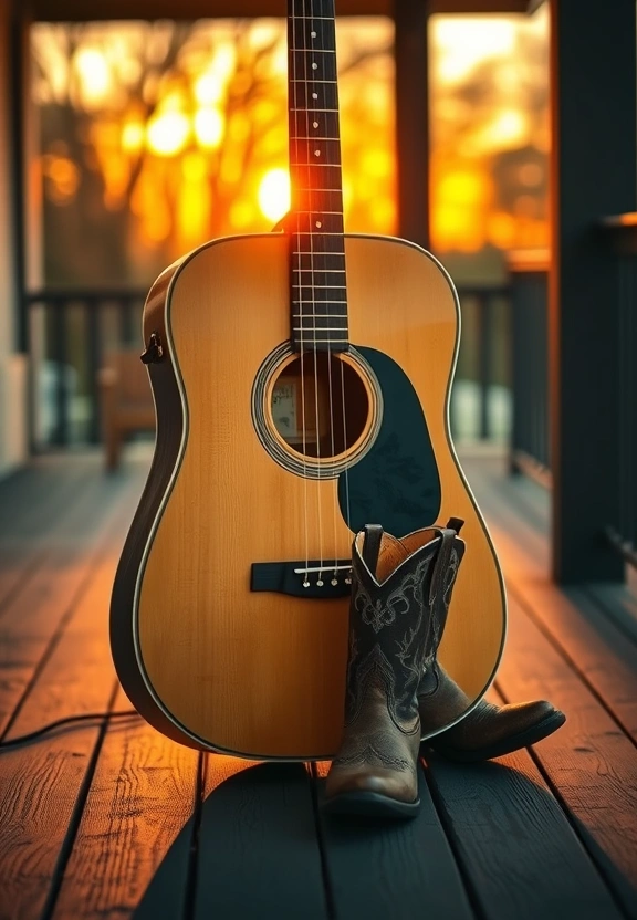 Country music lifestyle detail