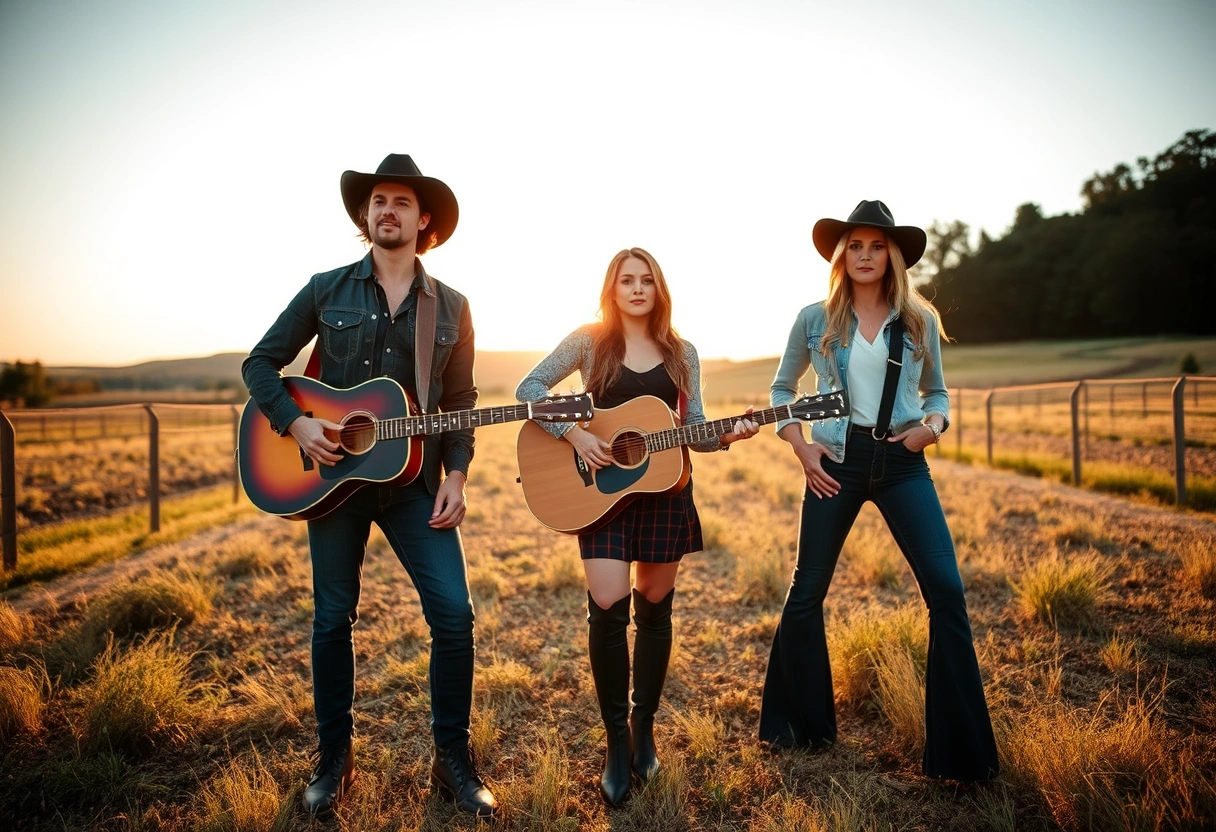 The Band Perry editorial portrait